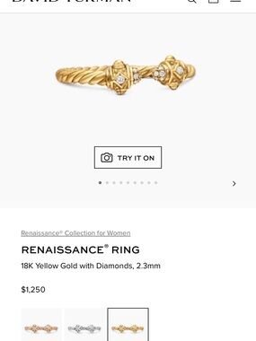 David Yurman Renaissance Ring